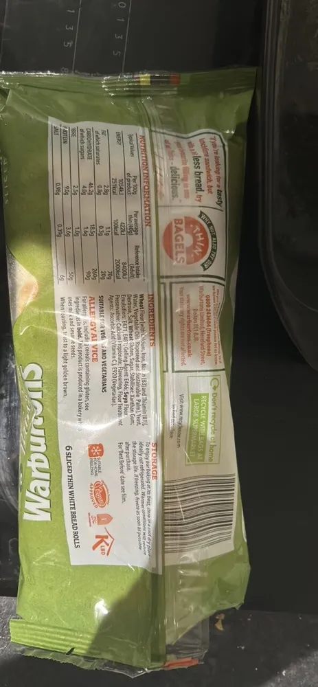 Thins 6 Soft White Sliced