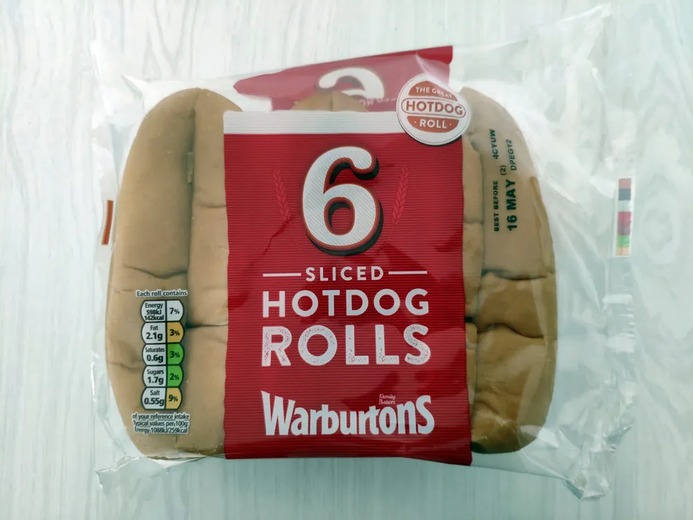 Sliced Hotdog Rolls
