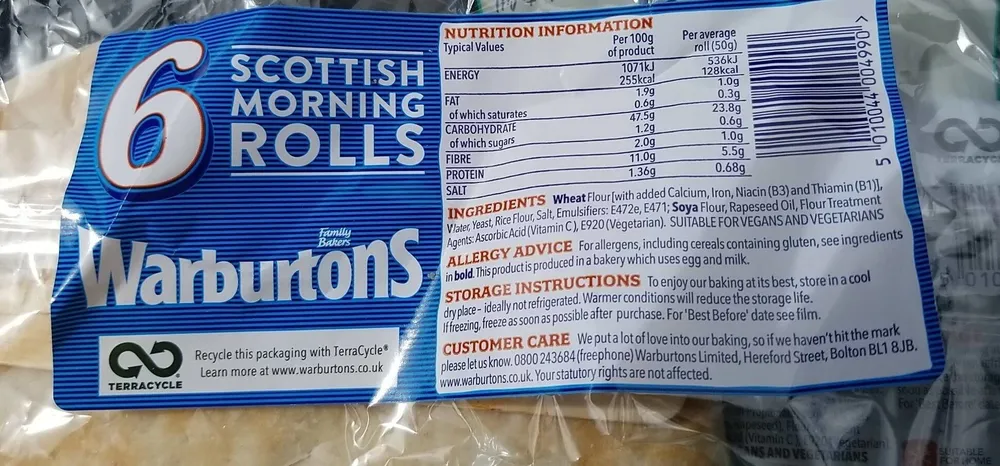 Scottish morning rolls