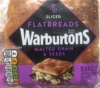 Sliced flatbread