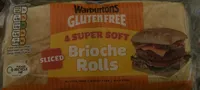 Soft sliced brioche rolls
