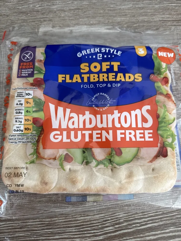 Soft Flatbreads Gluten Free