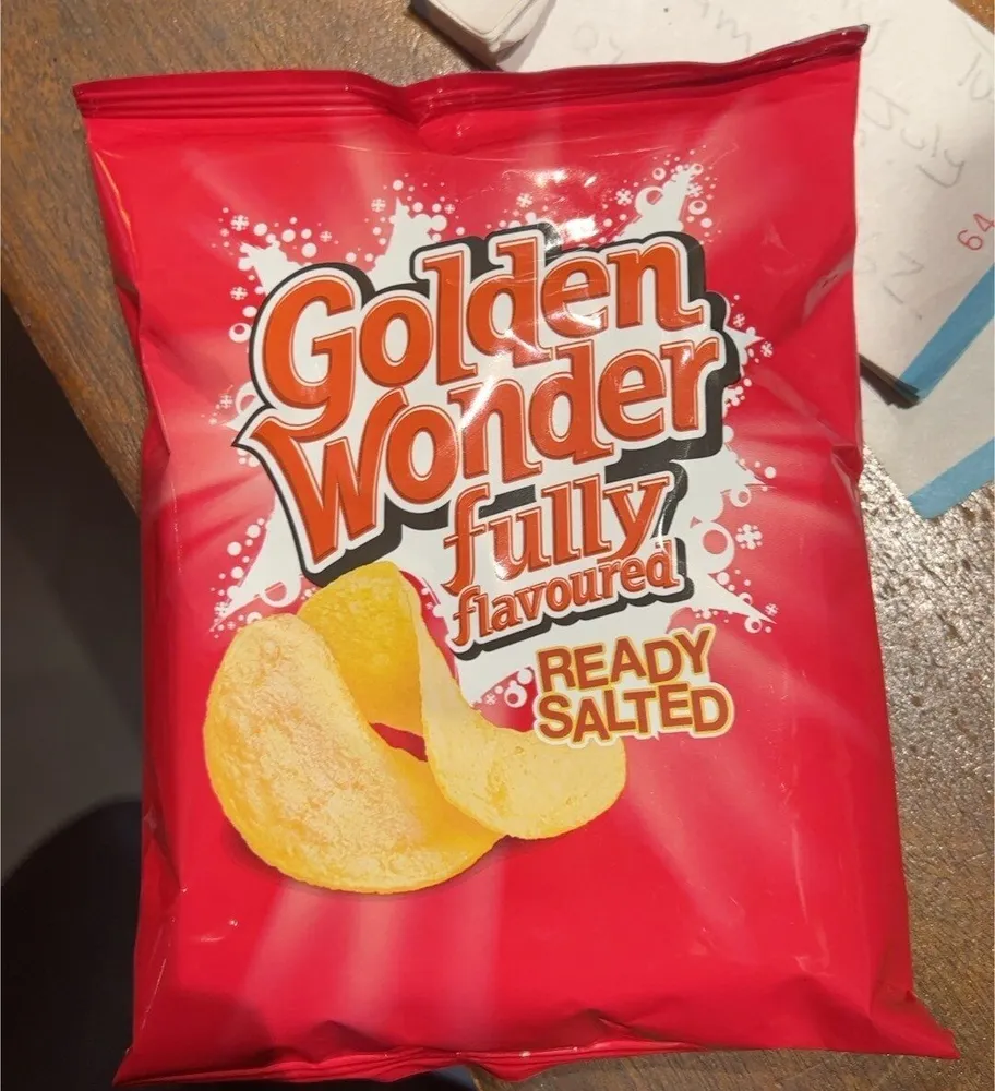 Ready salted crisps