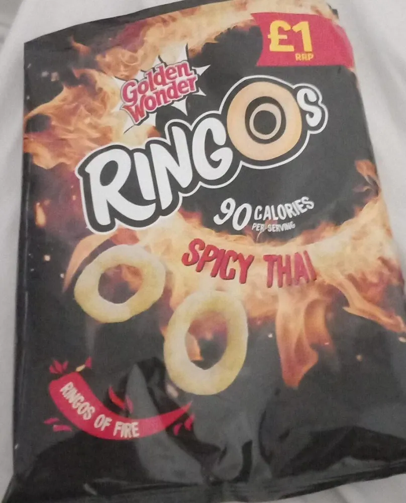 Golden wonder ringos spicy thai