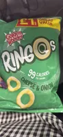Cheese & Onion flavour Potato, Wheat and Rye Snacks