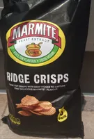 Marmite flavour Ridge Crisps