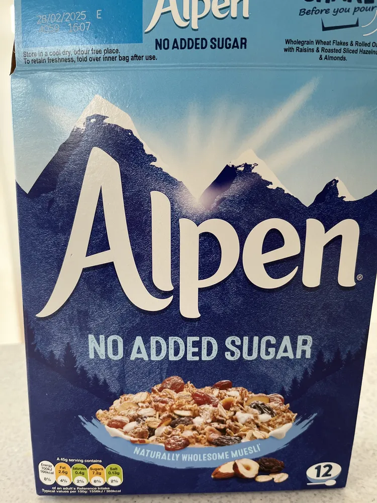 No Added Sugar Muesli