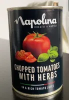 Chopped tomatoes with herbs