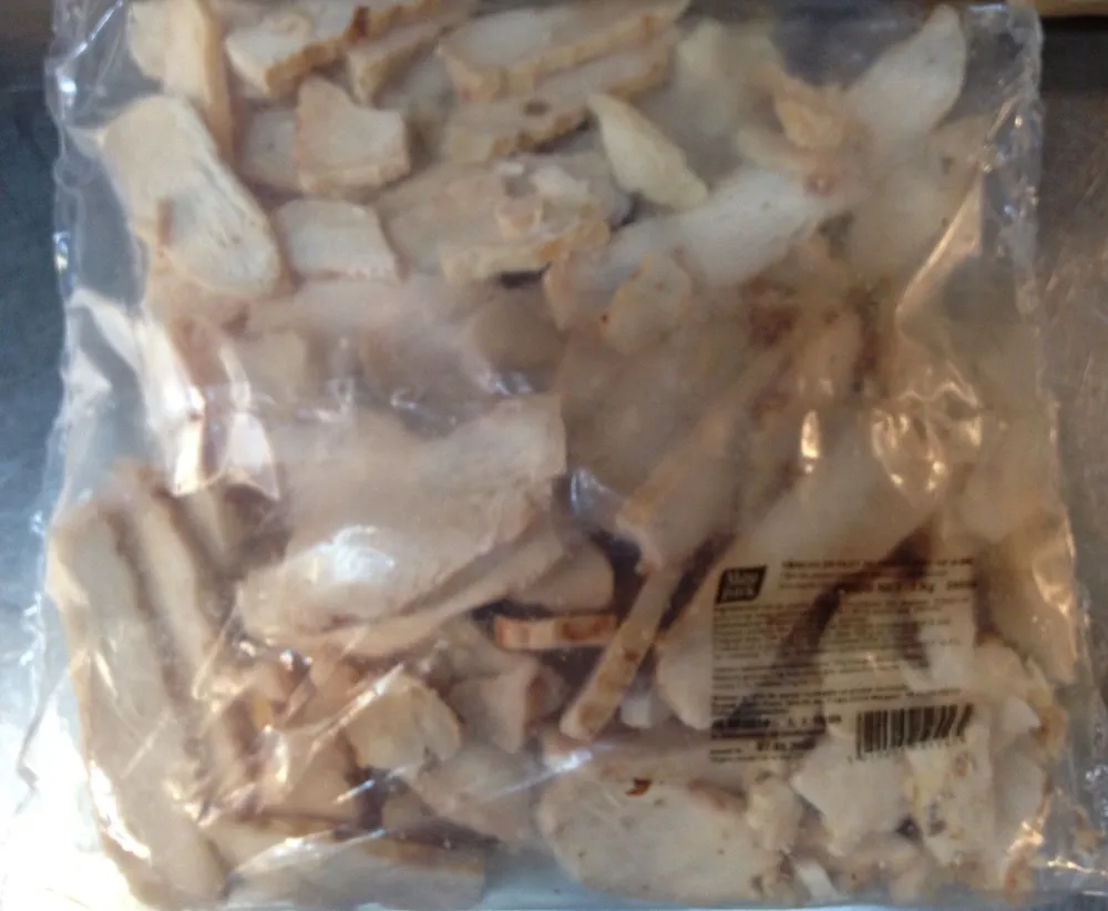 Eminces de filet de poulet roti