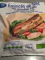 Émincés de filet de poulet rôti