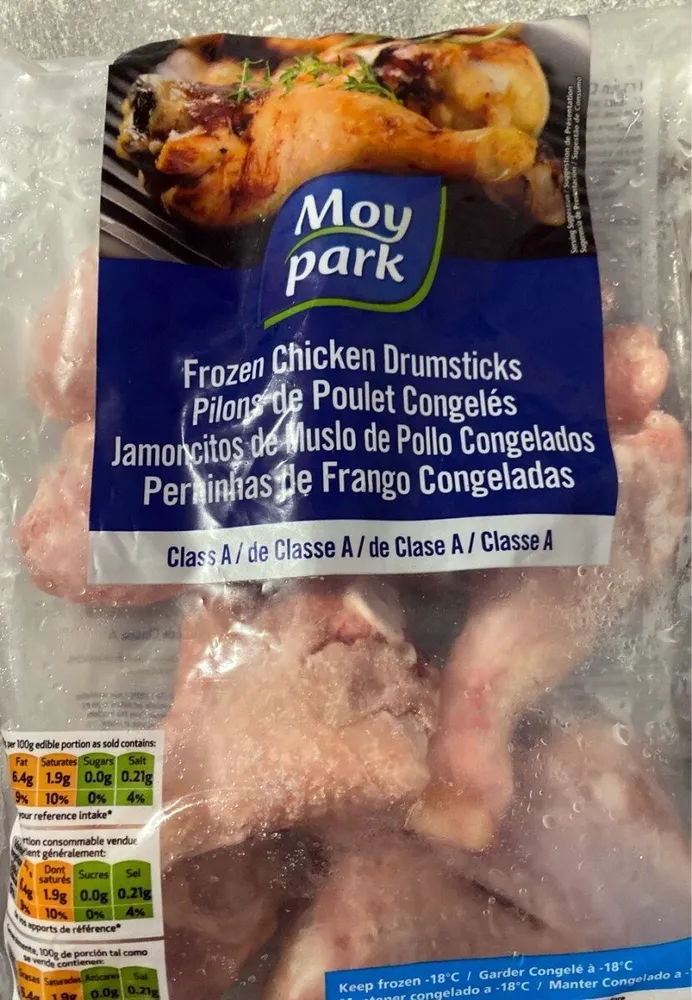 Frozen chicken drumsticks