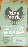 Garlic and herb chicken kievs
