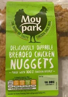Breaded chicken nuggets