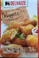 Nuggets avec sauce ketchup