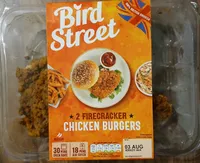 Firecracker Chicken Burgers