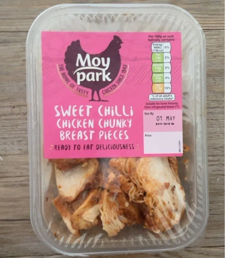 Sweet chilli chicken chunky breast pieces