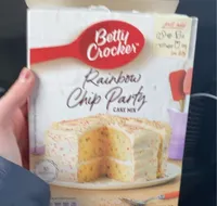 rainbow chip party cake mix