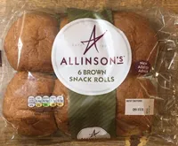6 Brown Snack Rolls