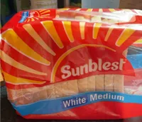 Medium sliced white bread