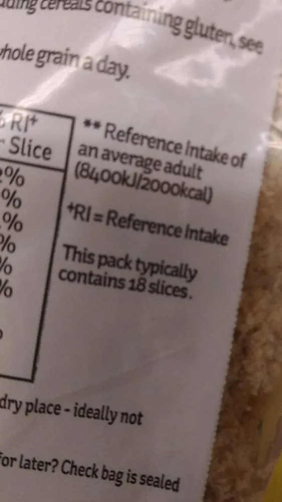 Taste wholemeal