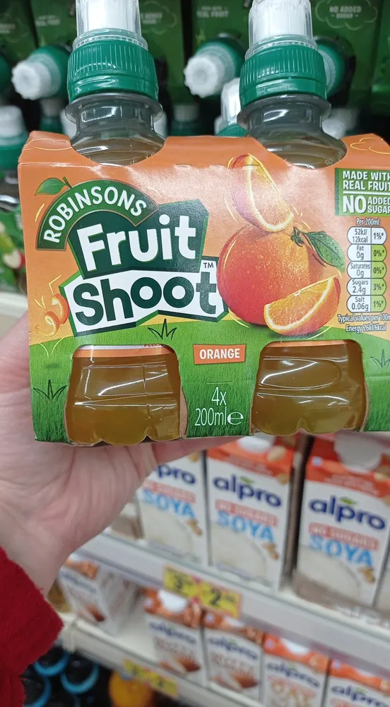Fruit Shoot Orange Juice Drink 4 x