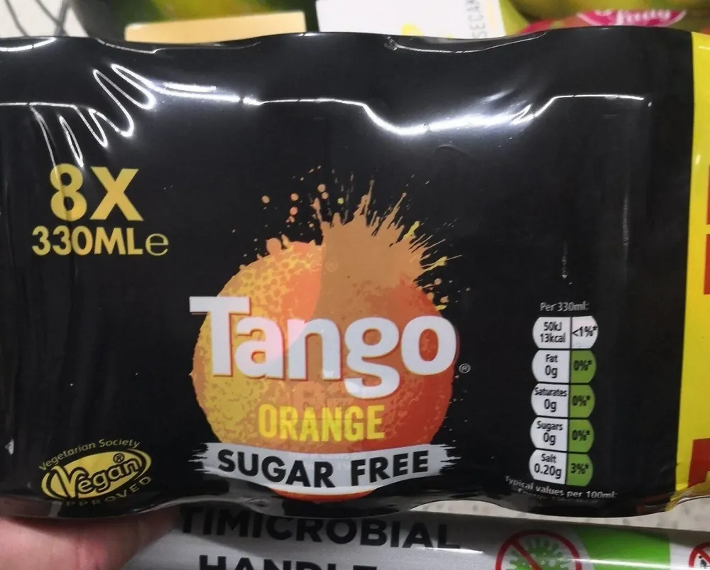 8X 330ml PROVED Tango ORANGE SUGAR FREE D