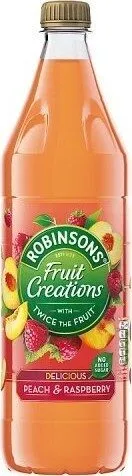 Fruit Creations Juicy Peach & Raspberry Squash