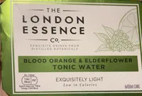 Blood orange & elderflower tonic water