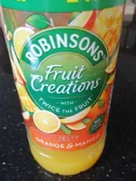 Orange and mango no added sugar squash