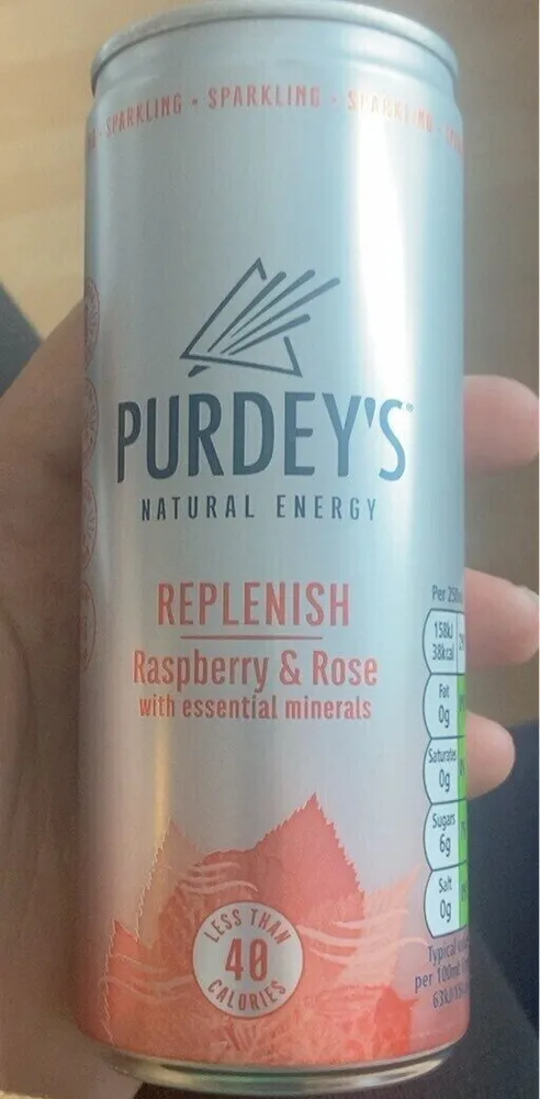 Purdey’s Natural Energy - Raspberry & Rose