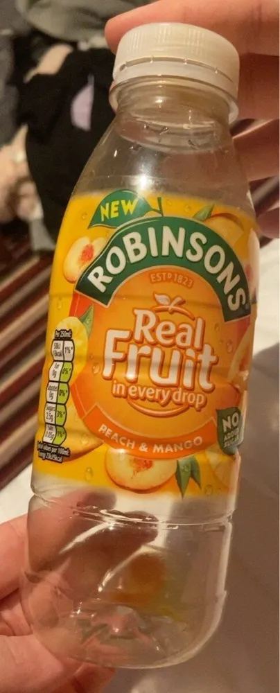 Peach and mango juice