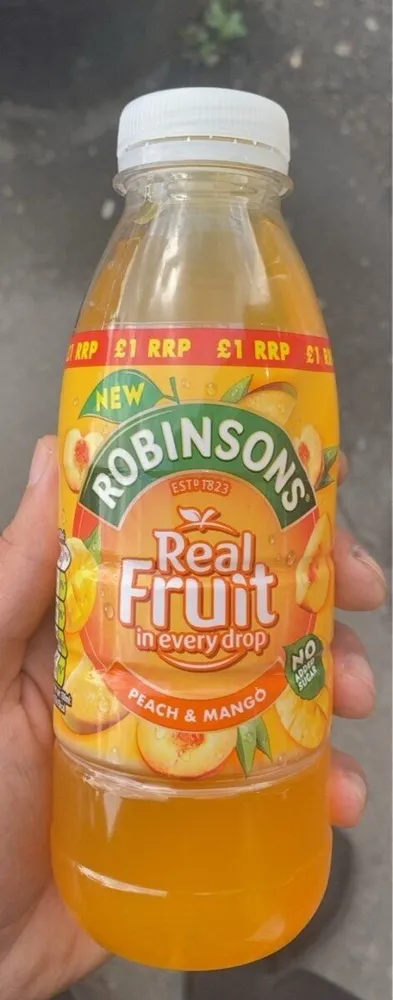 Real fruit peach and mango