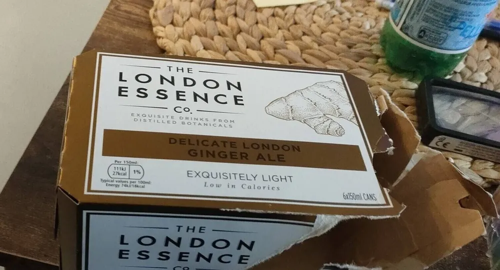 Delicate london ginger ale