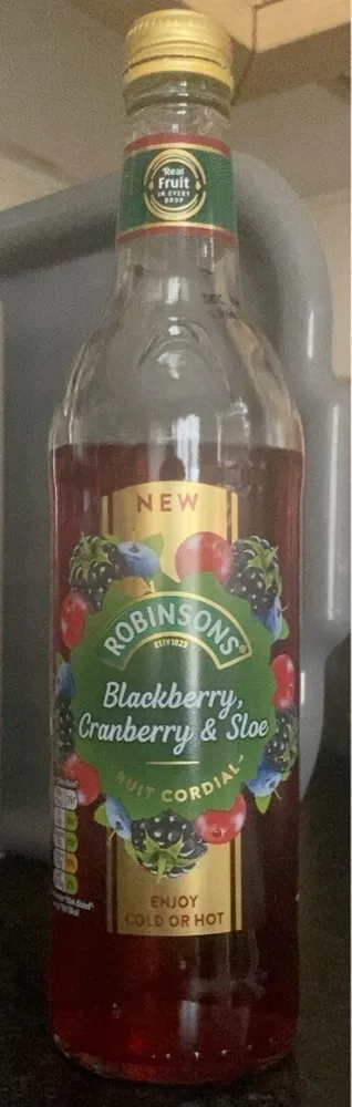 Robinsons Blackberry, Cranberry and Sloe fruit cordial