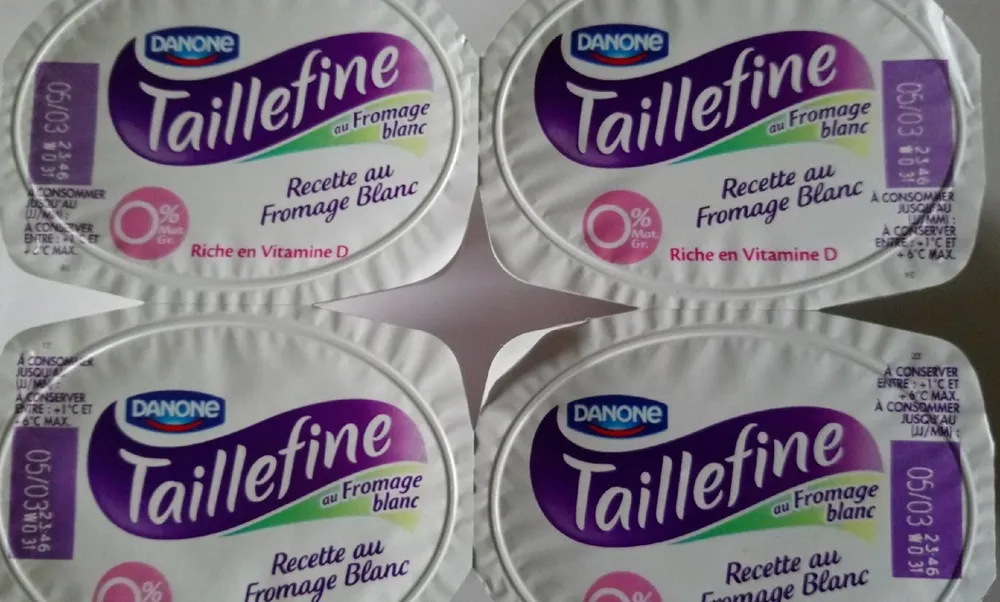 Taillefine Recette au fromage blanc Fraise