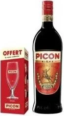 Amer picon biere 18%vol 1l + verre collector offert
