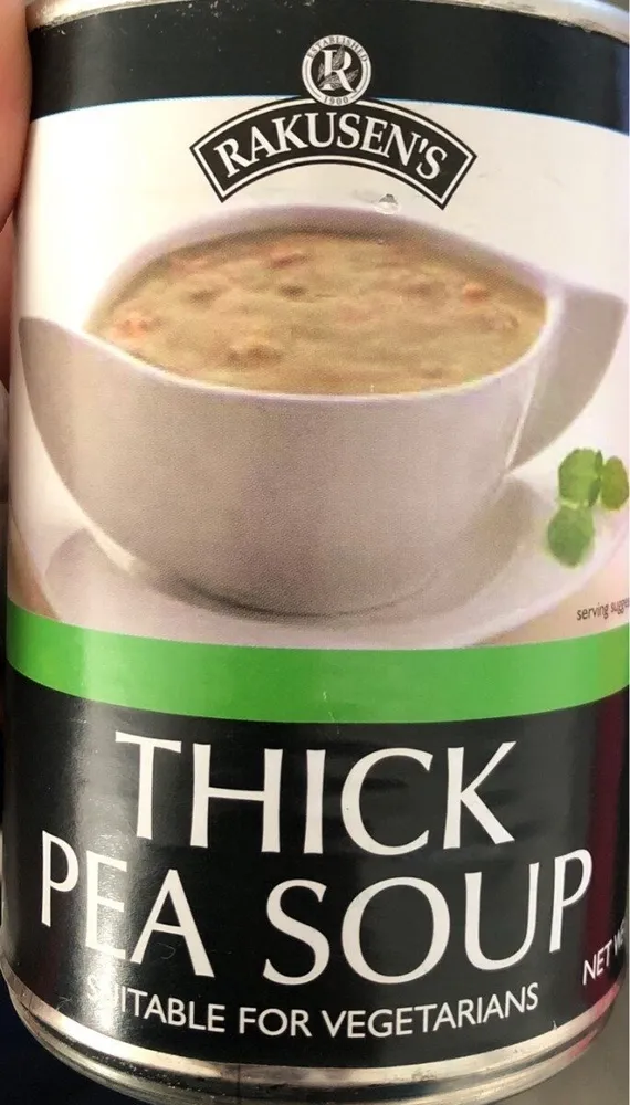 Thick pea soup
