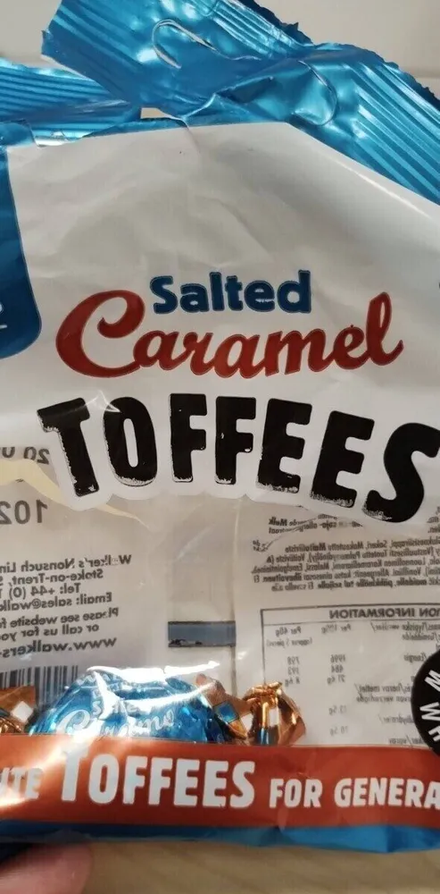 Salted Caramel Toffees