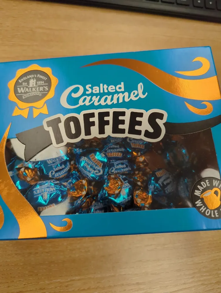 Salted Caramel Toffees
