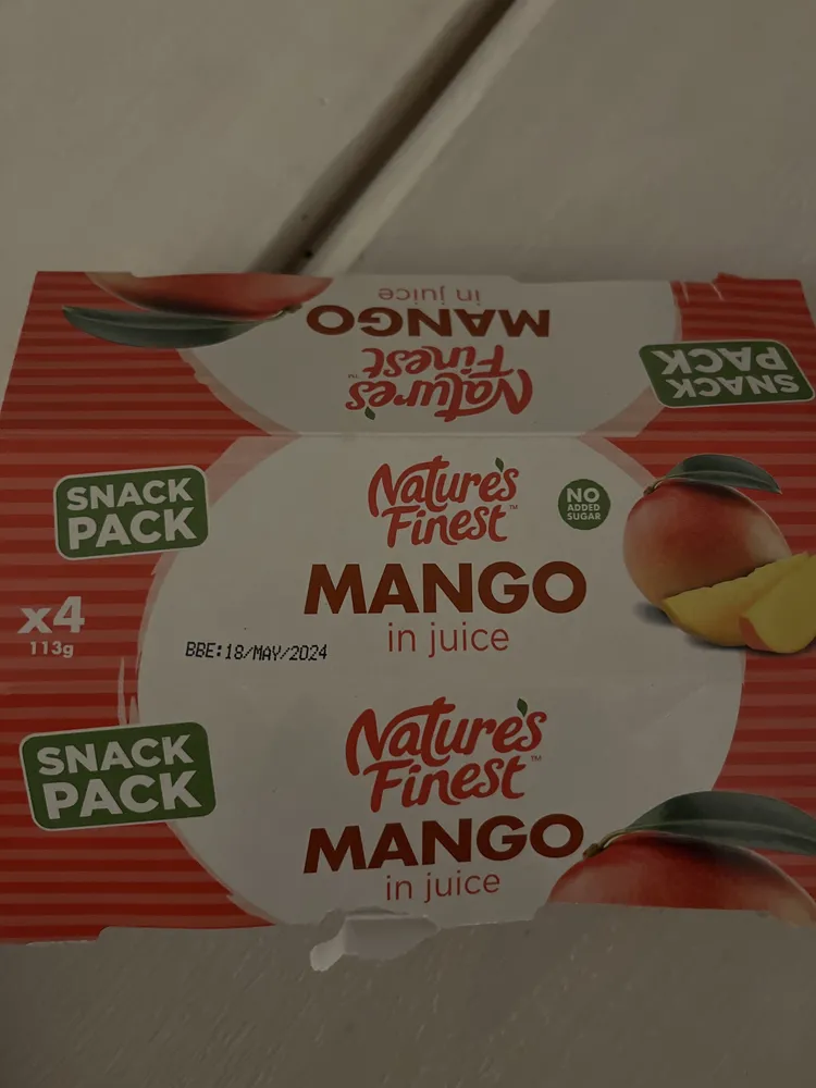 Nature’s Finest Mango in juice