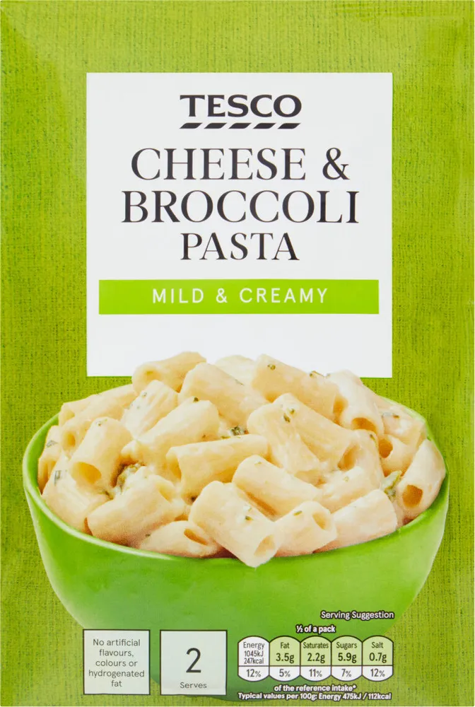 Pasta In Sauce Cheese And Broccoli