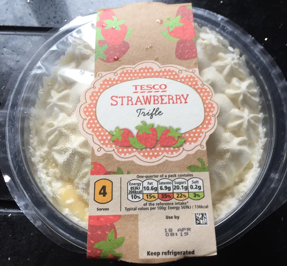 Strawberry trifle