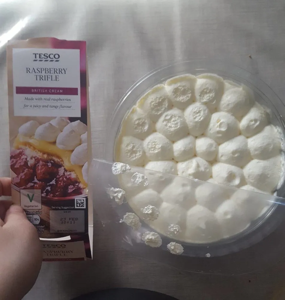 Raspberry trifle