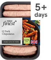 12 Pork Chipolatas
