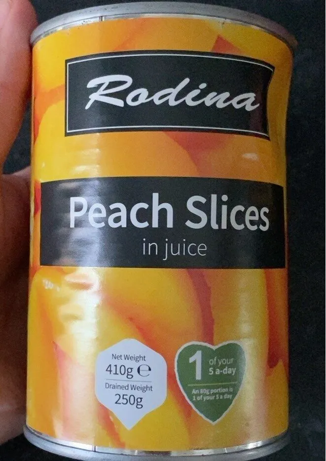 Peach slices