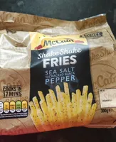 McCain fries sea salt and black pepper