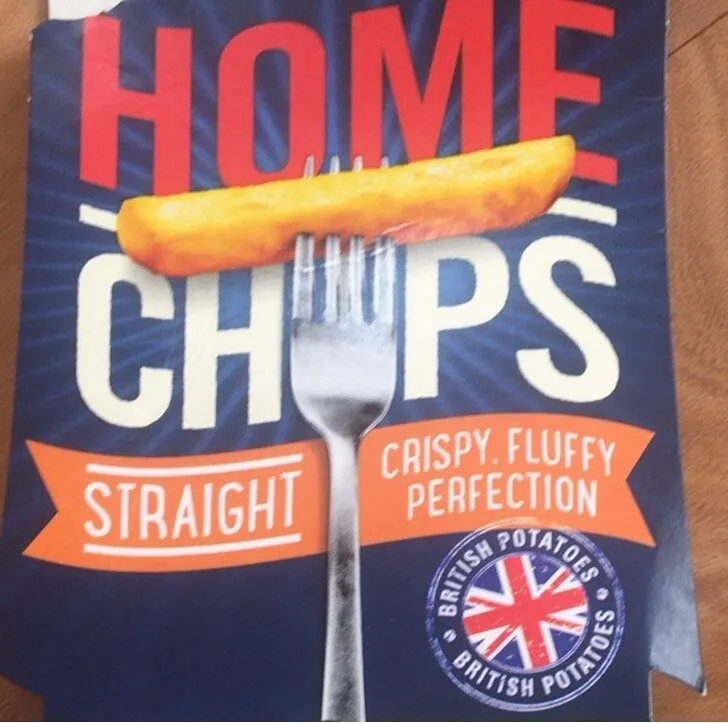 Straight Home Chips 400g