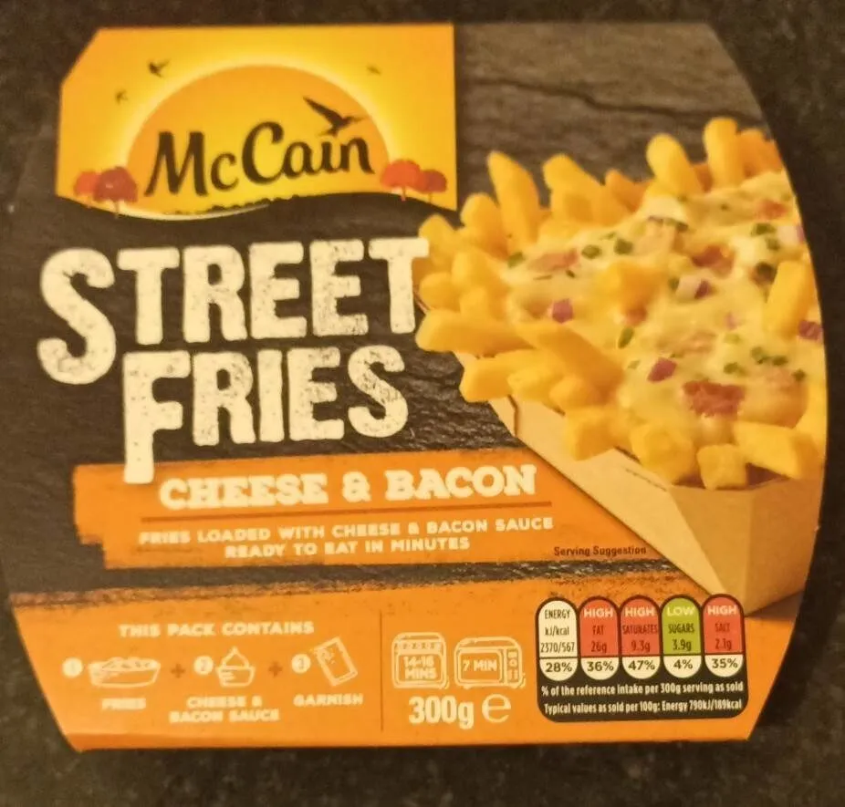 Cheese and Bacon Street Fries