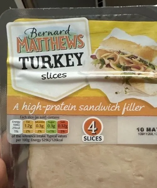 Turkey slices