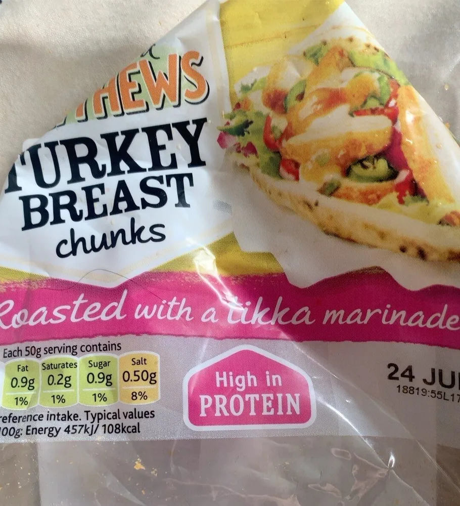 bernard matthers turkey chunks tikka